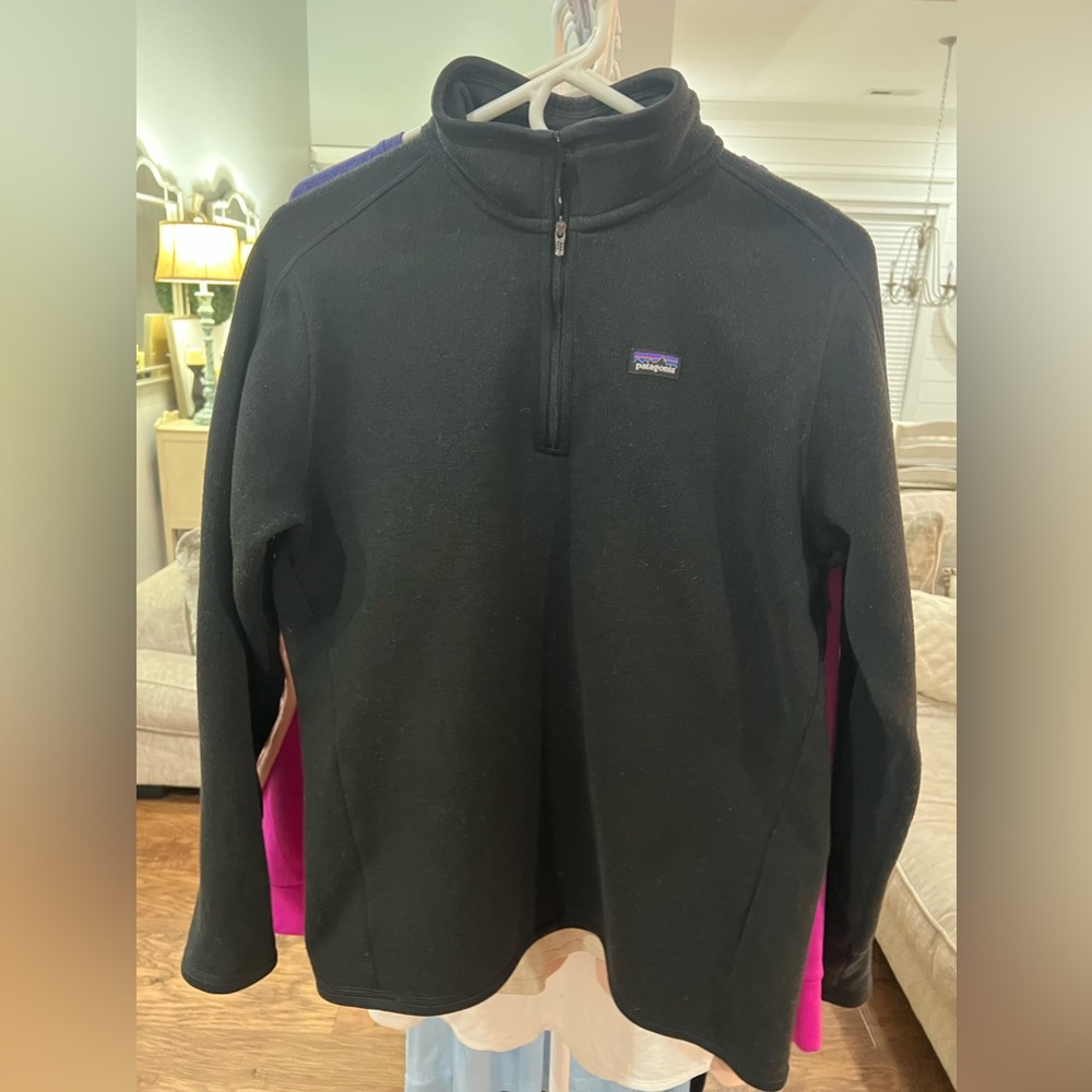 Black Patagonia Quarter Zip